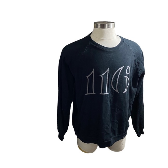 116 x Ugmonk Reach Records Black Sweatshirt Sz XL Christian Hip Hop Romans 1:16 - Picture 1 of 12